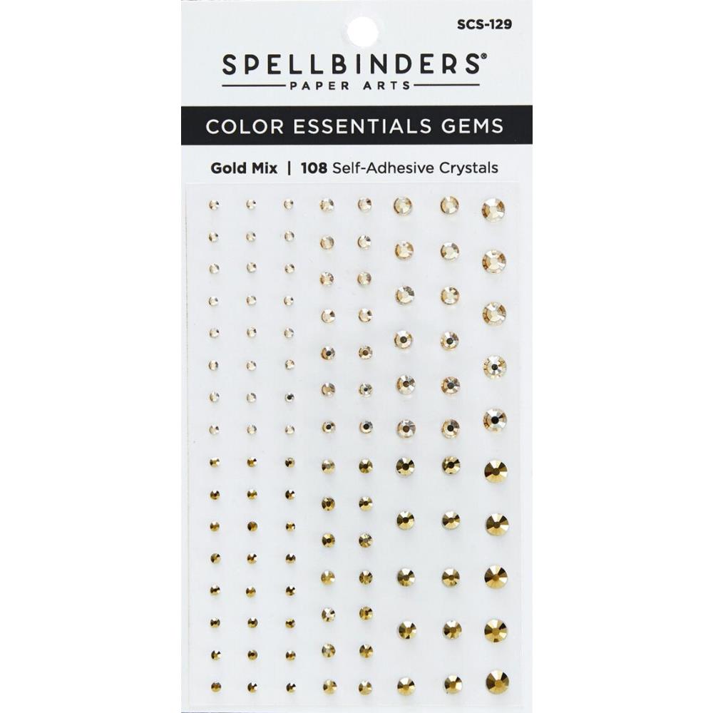 Spellbinders Color Essentials Gems - GOLD