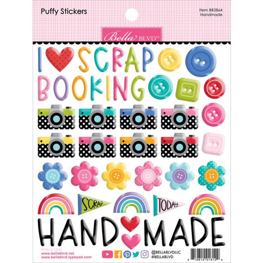 LETS SCRAPBOOK - Puffy stickers by Bella Blvd