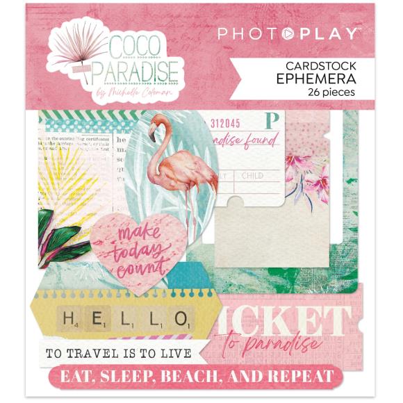 COCO PARADISE - Ephemera die-cuts