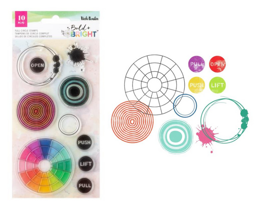 BOLD & BRIGHT - Full Circle Stamps