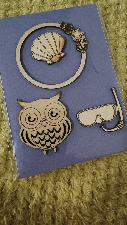 LUXE BITS - Beachy Owl 006