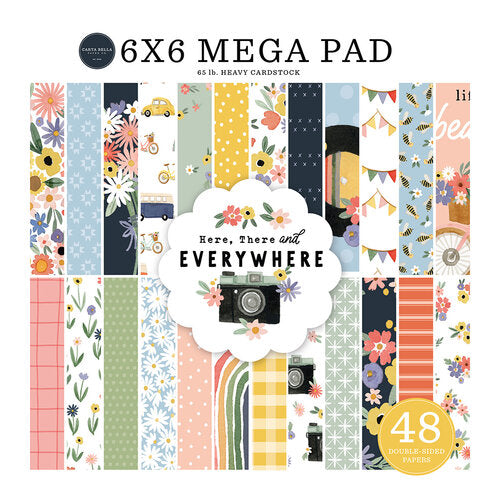HERE, THERE, and EVERYWHERE - 6x6 Mega Paper Pad