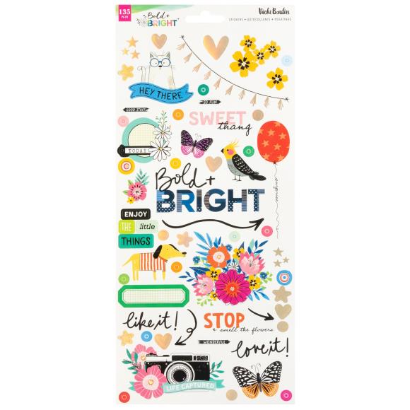 BOLD & BRIGHT - 6x12 Stickers