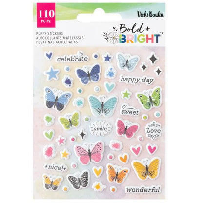 BOLD & BRIGHT - Puffy Stickers