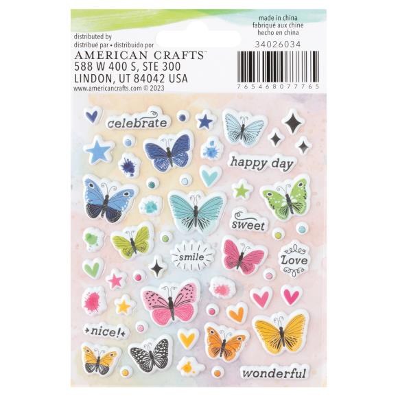 BOLD & BRIGHT - Puffy Stickers